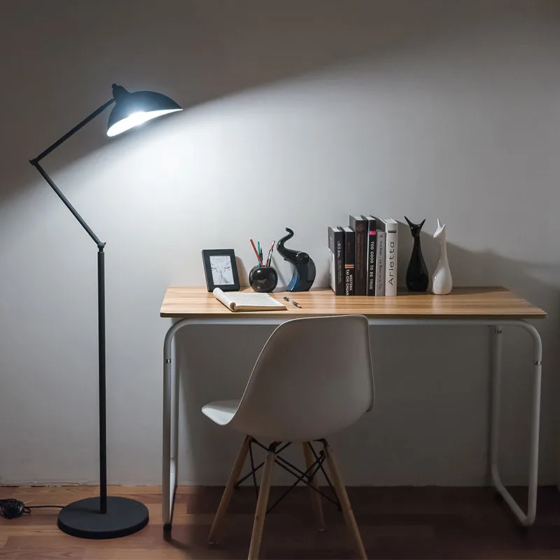 Example of a standing lamp, this is actually a very cute lamp from AliExpress that's nicer than the standard Ikea ones.