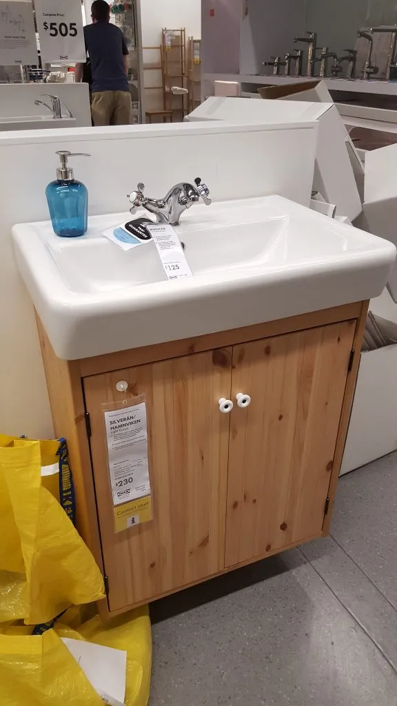 Something like that could work, but the basin was too large and wasn’t really in theme.