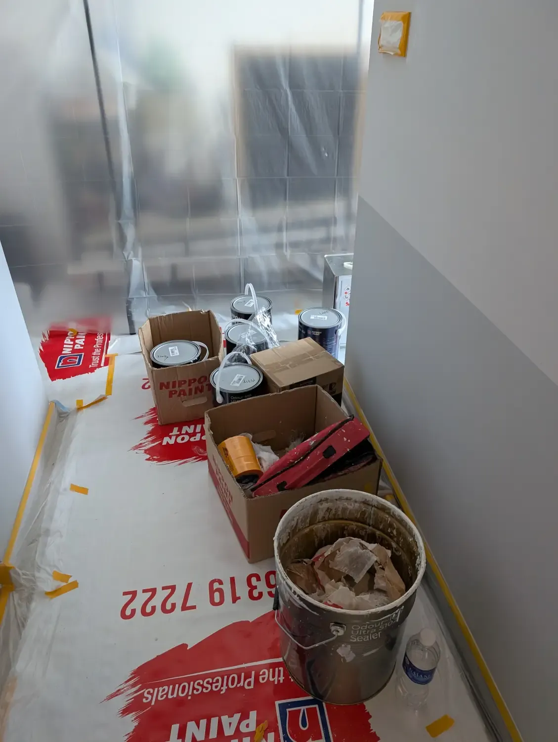 Paint and painting tools around the house