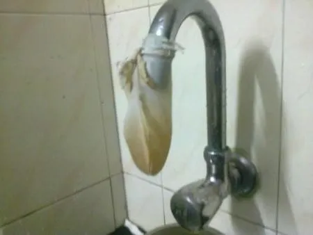 I’d probably get a diarrhea if I drank from this tap