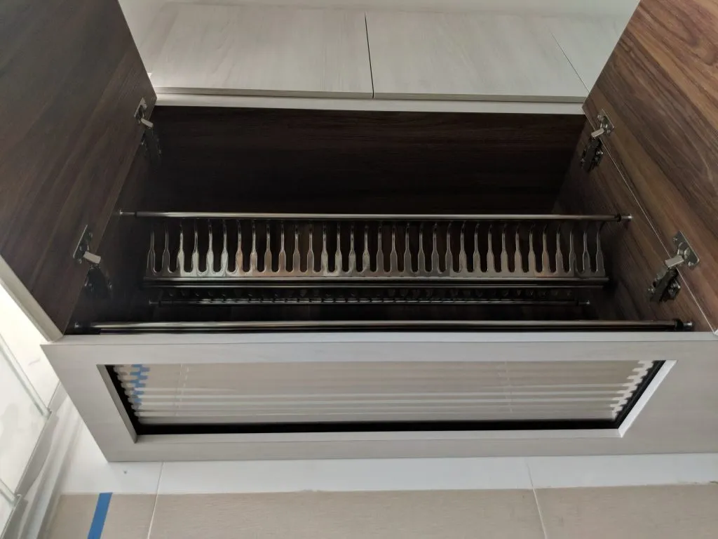 Dish rack. There’s a cut out below to let in more air.