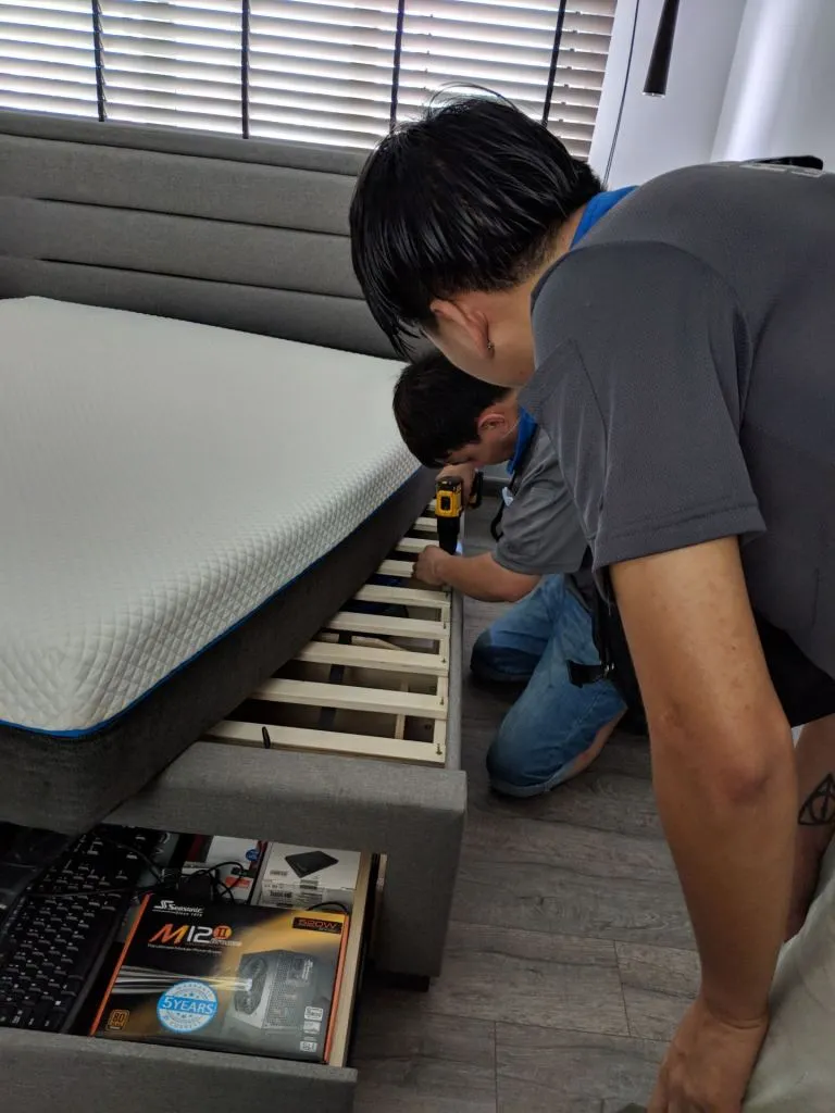 Turns out the planks couldn’t be forcefully compressed.