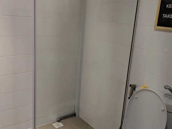 How to Clean a Glass Toilet Shower Screen