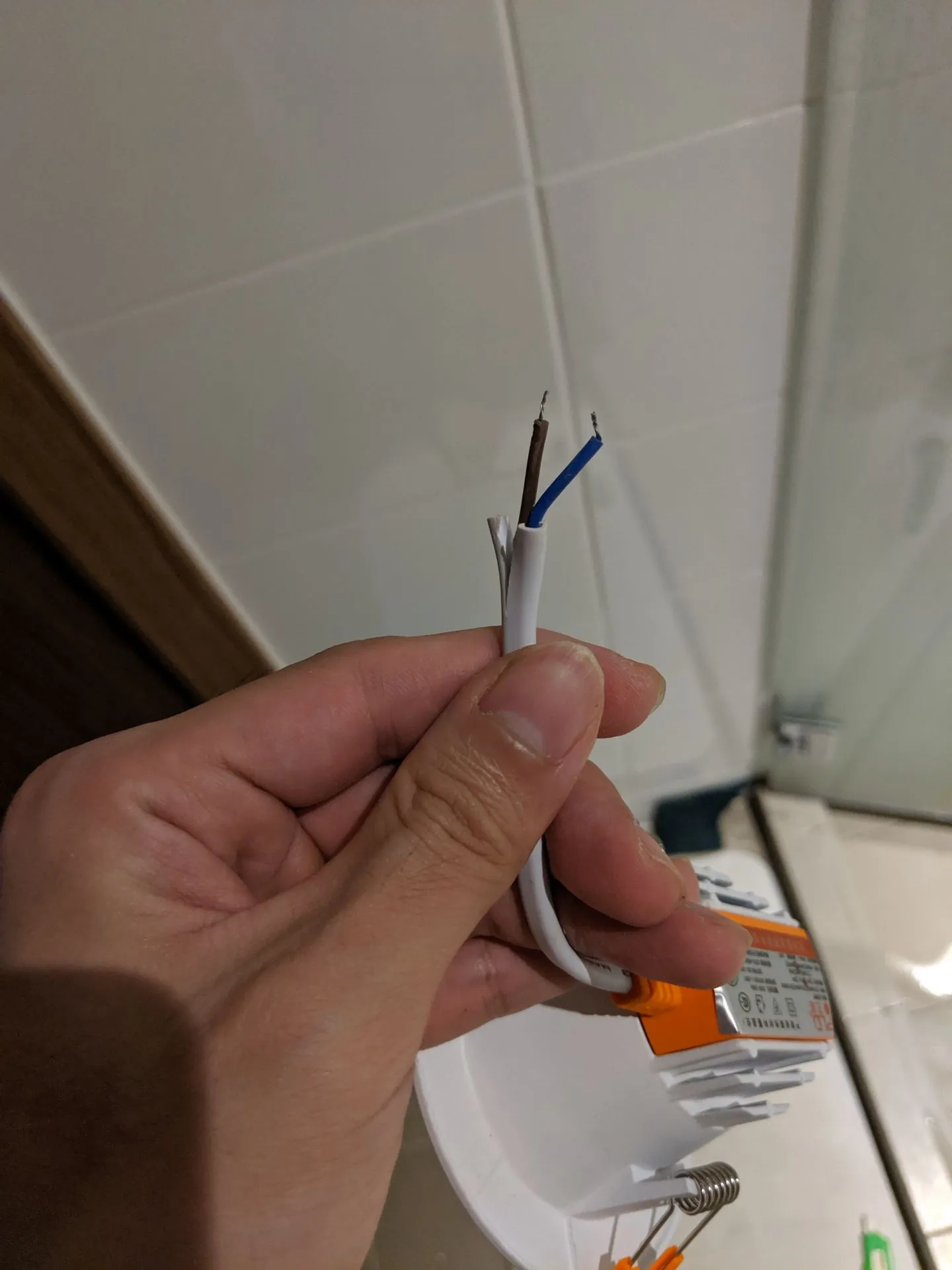 Easy peasy, but don’t cut the wires!