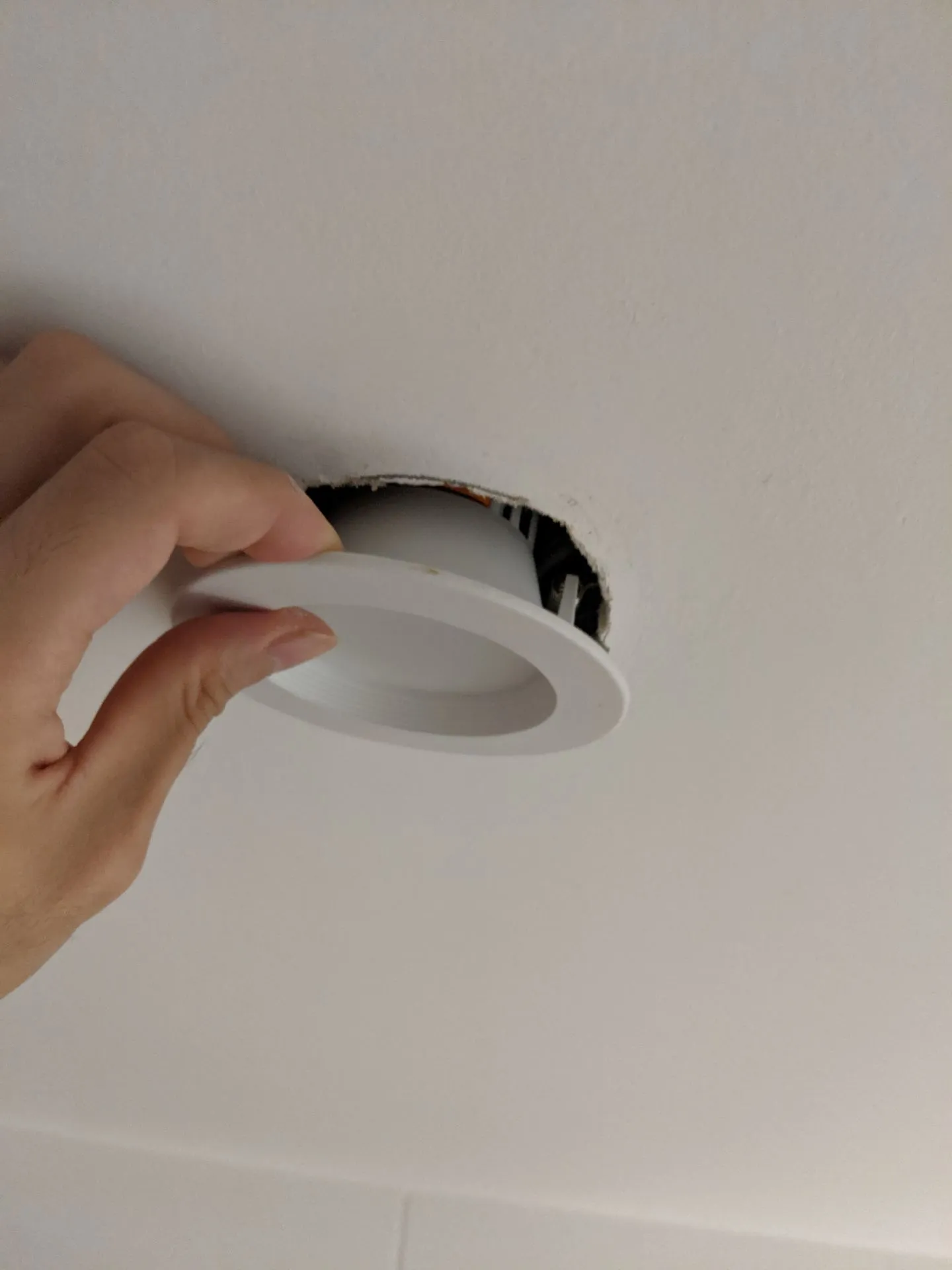 You can see the clips are already pulled up. Else they won’t fit.