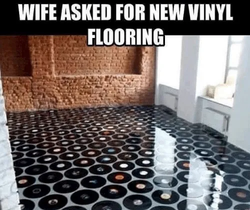 No, this is not the type of vinyl flooring we need…