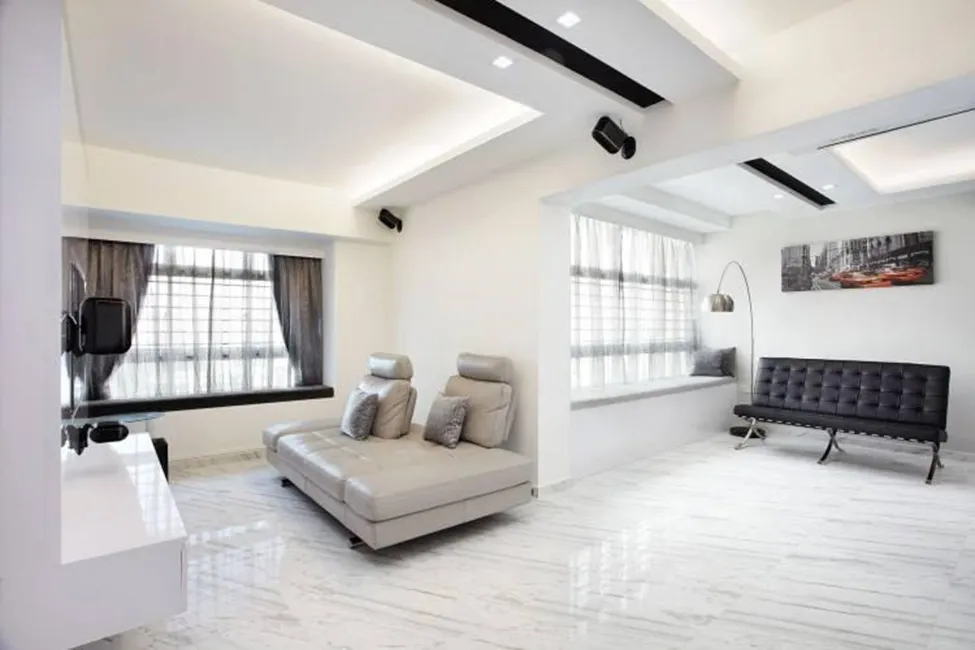 No offence but this doesn’t really score well for us. The cushions just destroy the look